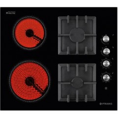 Pyramis 030013201 Εστία Υγραερίου & Ρεύματος Αυτόνομη 59x52εκ.